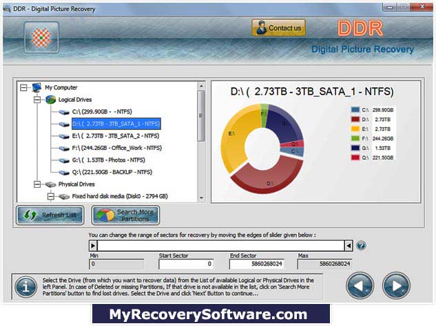 Windows 7 Free Photo Recovery Software 5.3.1.2 full