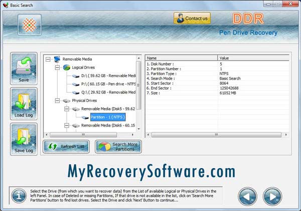 Windows 7 Flash Drive Recovery Program 5.4.1.1 full